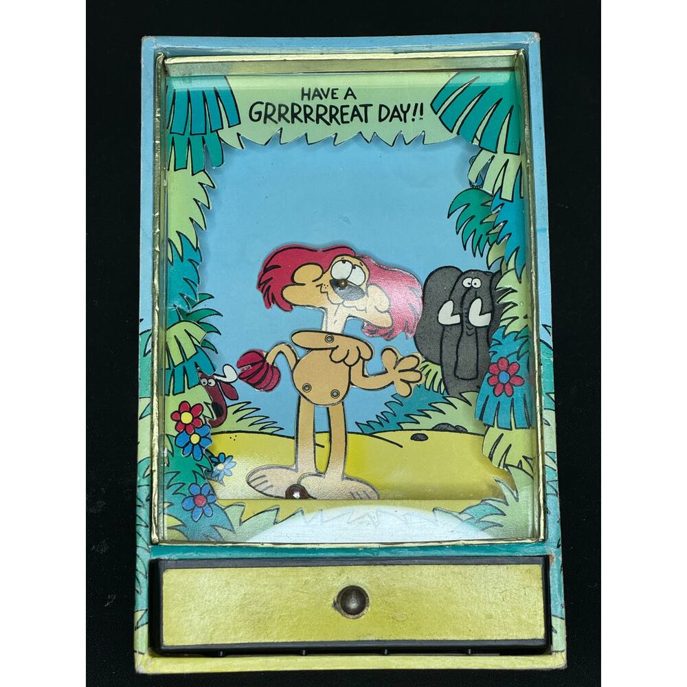 Rog Bollen's Animal Crackers Comic Strip Lyle The Lion Dancing Music Box